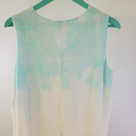 T Tahari Mixed Media Sleeveless Tank - Picture 2 of 4